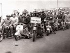 Motociclisti del Cral aziendale di Dalmine al 3° Motoraduno nazionale.