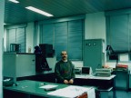 Roberto Caccia nel laboratorio analisi chimiche.