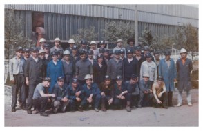 Turno C dell'impianto bobine. 1987