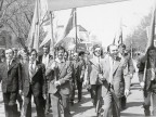 Dimostrazione durante la festività del 1° maggio. 1979