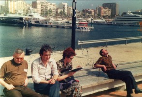 In Barcelona for the reception of Ansaldo electrical drives. May 1995