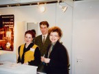 Team di marketing alla fiera Tube & Wire, Dusseldorf, Germany. Anni '90
