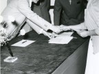 Assegnazione borse di studio ai figli dei dipendenti. 1954